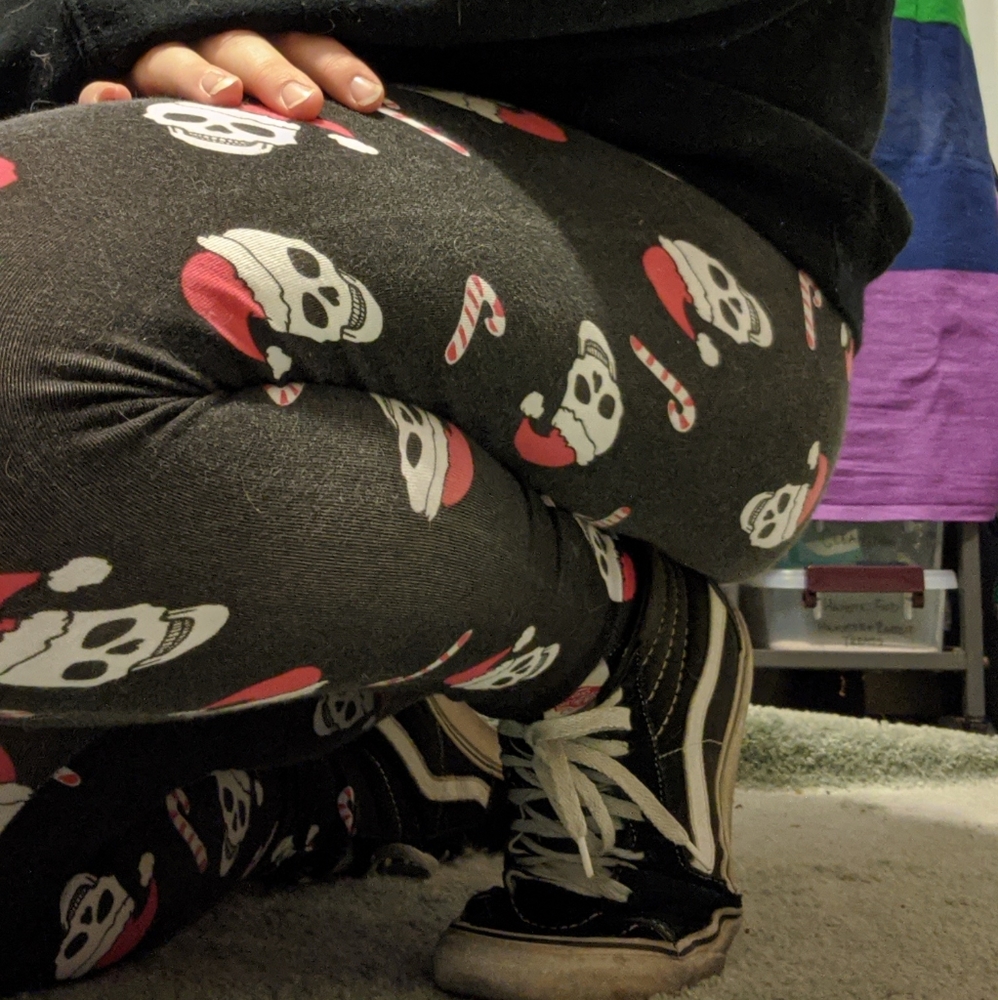 Punk Xmas leggings